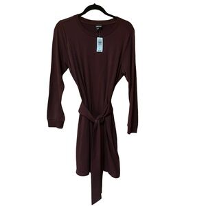 Torrid Belted Long sleeve crewneck T-Shirt Dress- size 00/ML 10 - NWT-